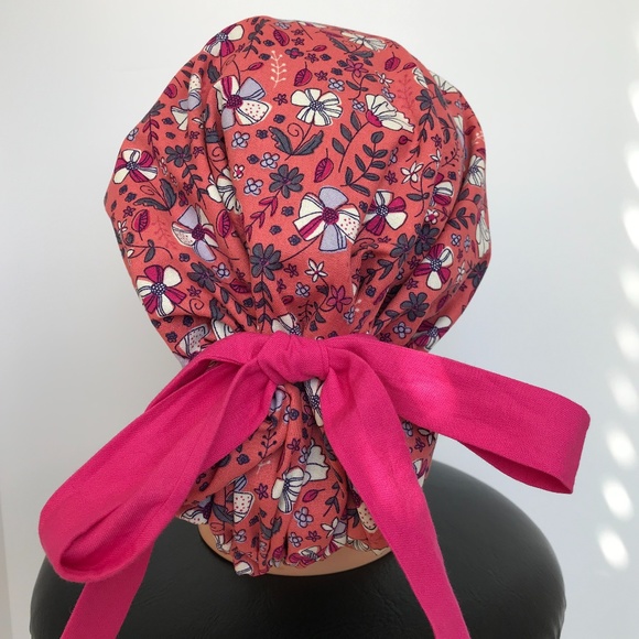 Scrub CAP/HAT *Reversible *Long Ties NWOT - Picture 5 of 15